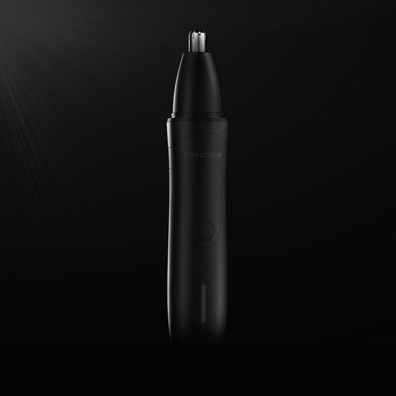 Hairscape elektriline nina juukselõikur meeste nina puhastav juukseeemaldaja USB laetav nina juuksekäärid naistele