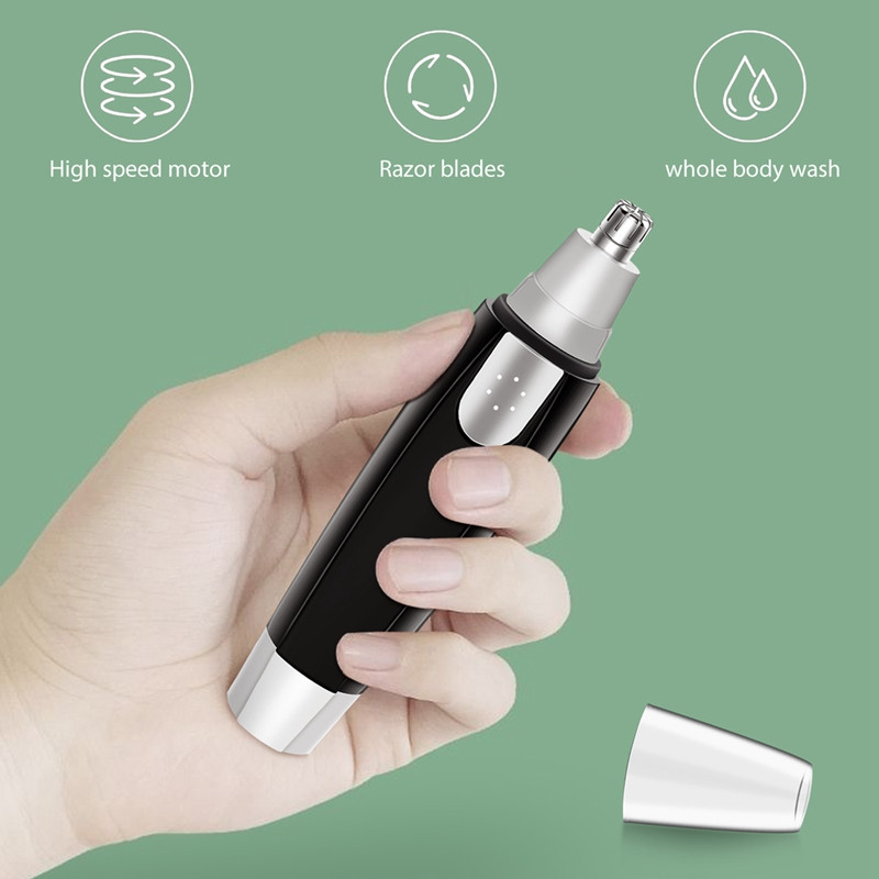 2020 Nou aparat de tuns electric pentru părul nasului Trimmer pentru curățarea feței urechilor pentru îndepărtarea aparatului de ras Kit de îngrijire a feței pentru bărbați și femei