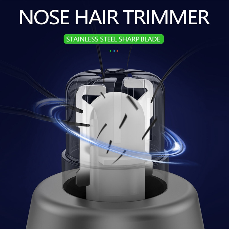 2020 Nou aparat de tuns electric pentru părul nasului Trimmer pentru curățarea feței urechilor pentru îndepărtarea aparatului de ras Kit de îngrijire a feței pentru bărbați și femei