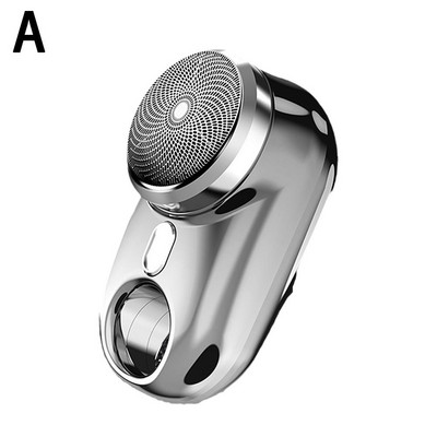 Elektrinis skustuvas vyrams mini skutimosi nešiojamasis elektrinis skustuvas, kišenės dydžio šlapias sausas skustuvas USB įkraunamas plaukų šalinimo priemonė vyrams