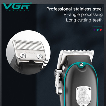 Машина за подстригване VGR Професионална машинка за подстригване Електрическа машинка за подстригване Кабелна машина за подстригване Бръснар Домашен тример за мъже V-123