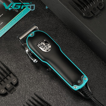 Μηχάνημα κοπής VGR Professional Hair Clipper Electric Hair Clipper Ενσύρματο μηχάνημα κουρέματος Barber Home Trimmer for Men V-123