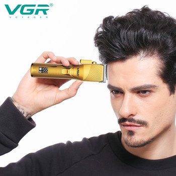 VGR Hair Trimmer Adjustable Hair Cutting Machine Professional Hair Clipper Cordless Haircut Machine Metal Trimmer for Men V-280