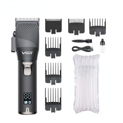 Mașină de tuns VGR Mașină de tuns reglabilă Mașină de tuns profesională Mașină de tuns fără fir Trimmer metal pentru bărbați V-280