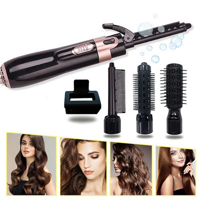 Uscător de păr Perie cu aer cald 4 în 1 Styler Uscător de păr One Step Professional pentru îndreptat păr Bigudiu Instrumente de styling Perie cu aer cald