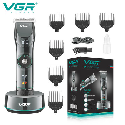 VGR juukselõikur Professionaalne juukselõikur, reguleeritav juukselõikusmasin Elektriline laetav juhtmeta trimmer meestele V-256