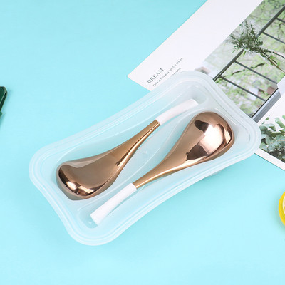 1 pereche/cutie Terapie cu frig și căldură Globuri de gheață Messager pentru față Bastoane criogenice de aur Rolă pentru față Ameliorarea rece și căldură Frumusețe Îngrijirea pielii