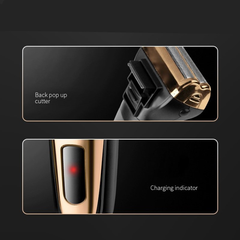 Mașină de ras electric puternic Kemei 3 în 1 Mașină de bărbierit pentru corp facială Mașină de bărbierit Mașină de bărbierit pentru bărbați KM-1429