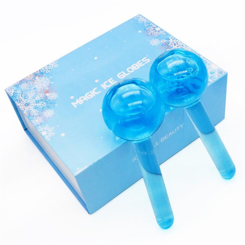Nagy szépségű jégkorong Energy Beauty Crystal Ball arcápoló hűsítő jéggömbök Water Wave arc- és szemmasszázs bőrápoló 2db/doboz