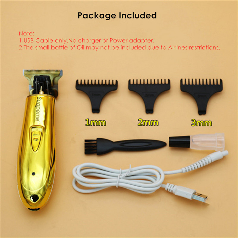 Mașină de tuns electrică profesională Suaperne Mașină de tuns pentru barbă Mașină de tuns bărbierit de salon pentru bărbați