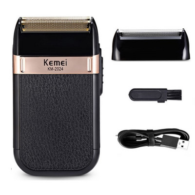 Kemei Electric LCD Hair Clipper Trimmer for Men Επαναφορτιζόμενη ξυριστική μηχανή Beard Barber Professional Hair Cutting Machine USB 2022 New
