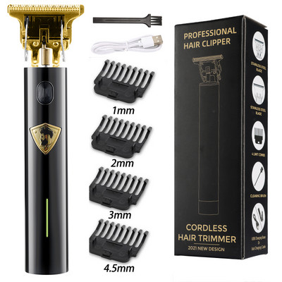Vintage T9 Mașină electrică de tuns cu fir de vânzare fierbinte Trimmer profesional pentru frizer pentru bărbați Aparat de tuns Brichetă pentru barbă