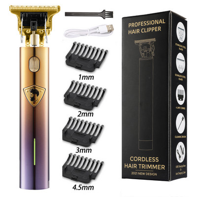 Vintage T9 Mașină electrică de tuns cu fir de vânzare fierbinte Trimmer profesional pentru frizer pentru bărbați Aparat de tuns Brichetă pentru barbă