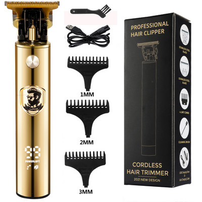 Vintage T9 Mașină electrică de tuns cu fir de vânzare fierbinte Trimmer profesional pentru frizer pentru bărbați Aparat de tuns Brichetă pentru barbă
