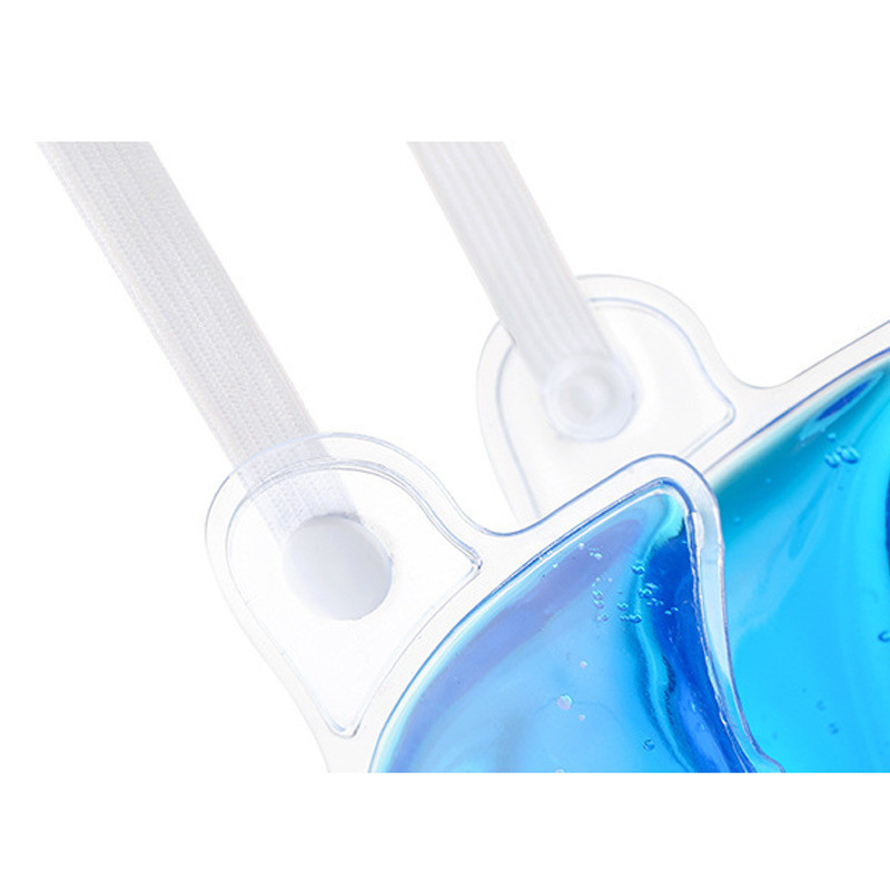 Mască pentru ochi cu gel Răcire caldă cu gheață Ameliorează oboseala ochilor Elimină cercurile întunecate Mască pentru ochi cu gel Pungă de gheață reutilizabilă pentru un somn bun 수면안대