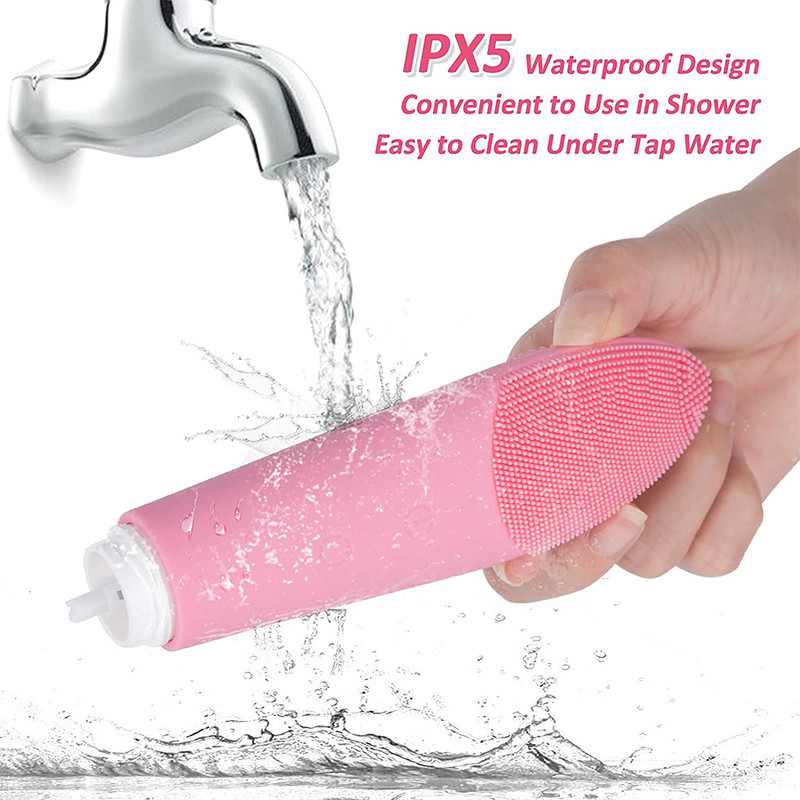 Perie electrică de curățare a feței din silicon pentru exfoliere, masaj și curățare profundă cu aparat de îndepărtare a părului Lady Razor Instrumente de îngrijire a pielii