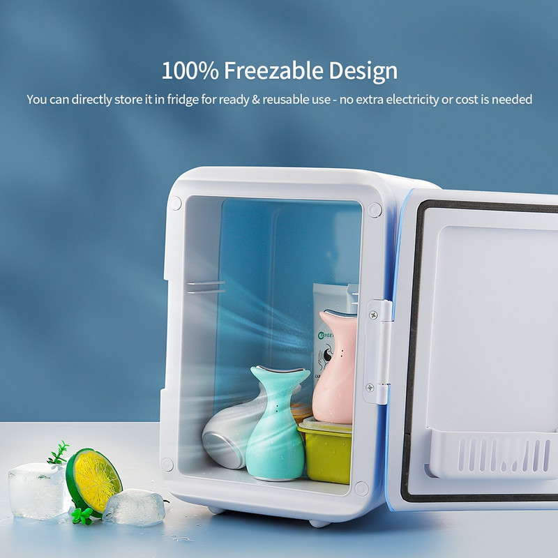 Mic ciocan de gheață compresă față compresă rece repara arsuri solare acasă echipament de frumusețe masaj pielii strânge porii compresă rece