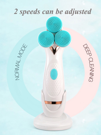 3D V Face Lift Facial Cleansing Brush Electric Face Care Cleanser Brush Remover Blackhead Μηχανή καθαρισμού πόρων ακμής, αδιάβροχη