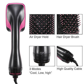 Βούρτσα ζεστού αέρα One Step Πιστολάκι μαλλιών και Volumizer Electric Blower Brush Straightener Negative Ion Brushing Comb Hair Styler