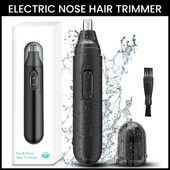 Trimmer electric pentru nas și urechi, în siguranță, îngrijire profesională, epilator facial reîncărcabil, rezistent la apă, pentru bărbați și femei