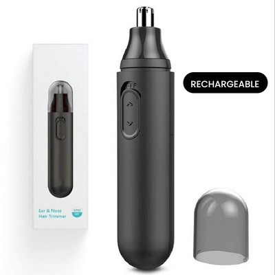 Trimmer electric pentru nas și urechi, în siguranță, îngrijire profesională, epilator facial reîncărcabil, rezistent la apă, pentru bărbați și femei