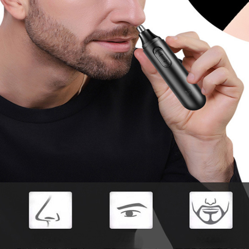 Aparat de tuns electric pentru nas, portabil, pentru îndepărtarea părului urechilor, aparat de tuns fără durere, pentru bărbați, femei, aparat de ras