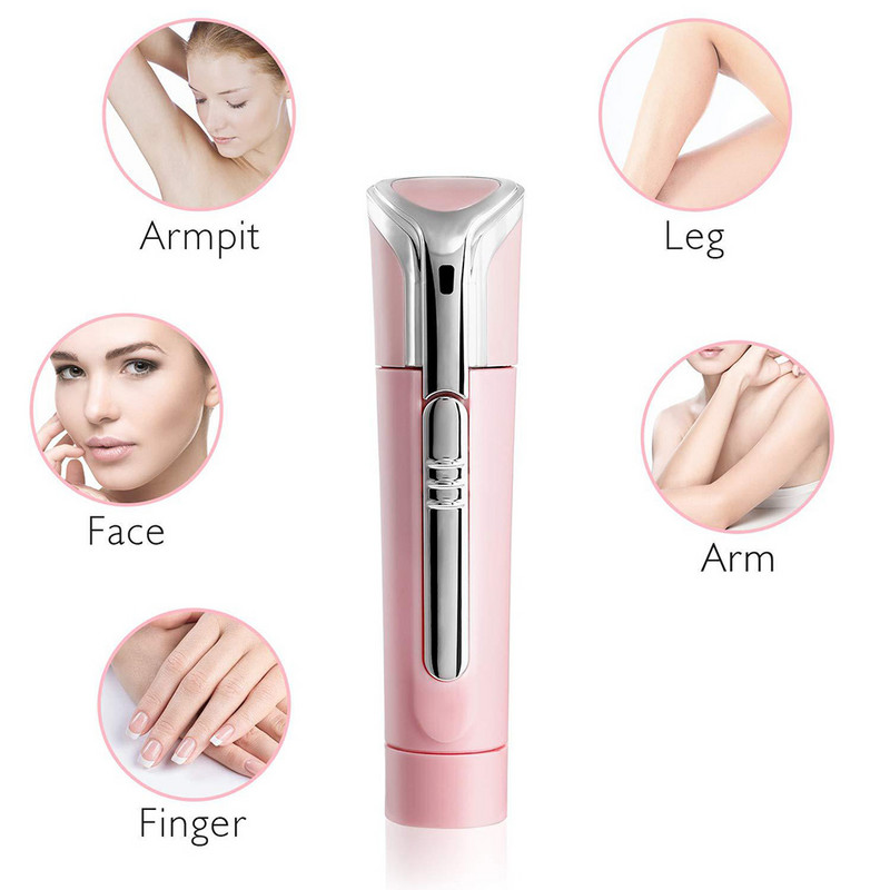 2019 Mini aparat electric de îndepărtare a părului facial fără durere Epilatoare rapide Trimmer Instrumente de înfrumusețare pentru femei
