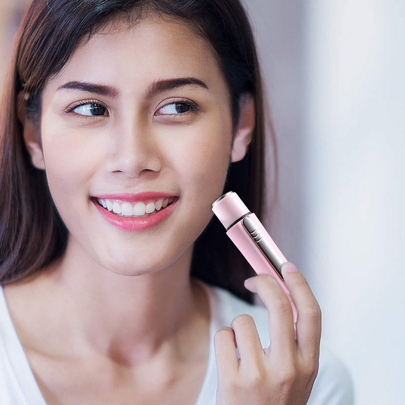 2019 Mini aparat electric de îndepărtare a părului facial fără durere Epilatoare rapide Trimmer Instrumente de înfrumusețare pentru femei