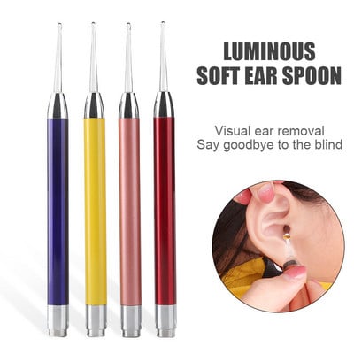 Нов безжичен Smart Visual Ear Cleaner Високопрецизен инструмент за премахване на ушна кал с LED светлина на камерата Безжичен комплект за почистване на отоскоп
