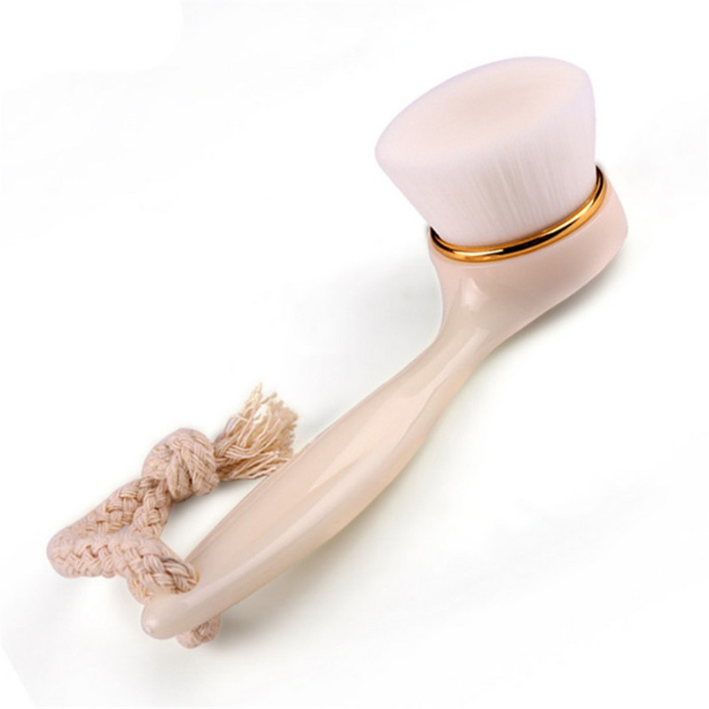 Perie moale de îngrijire a feței Mild Fiber Wash Pore Mâner lung Beauty Deep Cleansing Face Clean