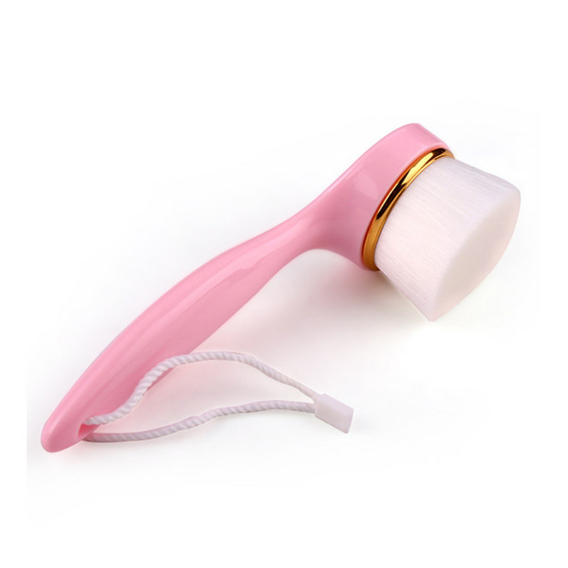 Perie moale de îngrijire a feței Mild Fiber Wash Pore Mâner lung Beauty Deep Cleansing Face Clean