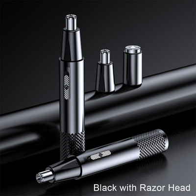 Mini aparate electrice de tuns pentru nas, urechi, nas, bărbierit multi-kinetic, unisex, complet automat, lavabil, pentru îndepărtarea în siguranță.