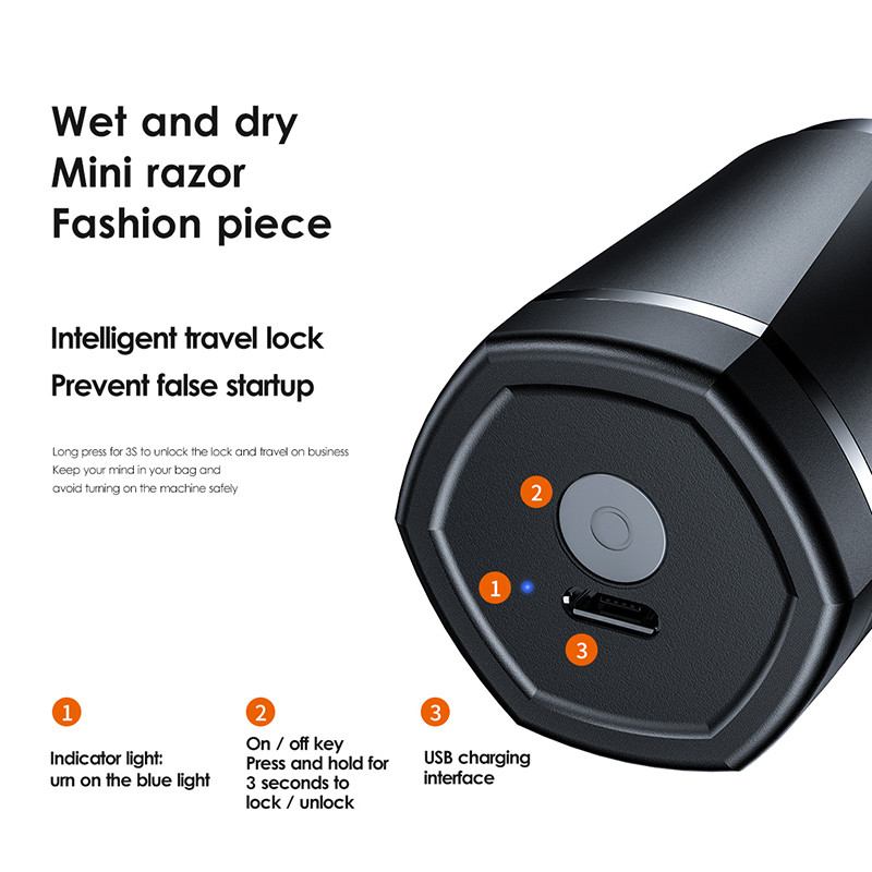 Mini aparate electrice de tuns pentru nas, urechi, nas, bărbierit multi-kinetic, unisex, complet automat, lavabil, pentru îndepărtarea în siguranță.