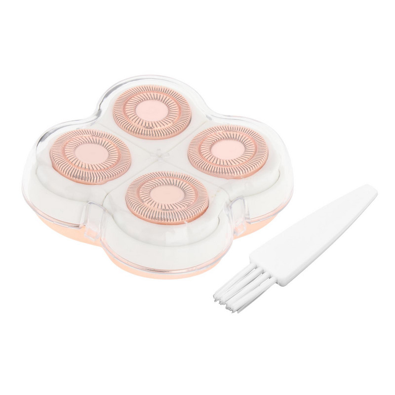 Înlocuire electrică a capului pentru îndepărtarea părului picioarelor corpului pentru femei, finisaj neted