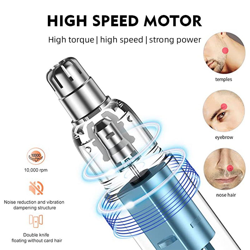 Aparat de tuns electric pentru nas pentru barbati Aparat de ras electric Aparat de ras automat pentru barba sprancene aparat de tuns micro nas urechi aparat de ras reincarcabil