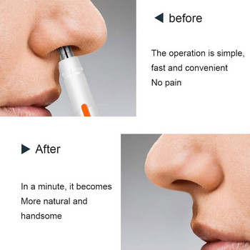 Unisex κουρευτική μύτη Γυναικείες άντρες Φορητό USB ρινικό τούνελ αυτιού Εργαλείο κοπής μαλλιών