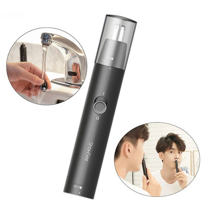 MIJIA SHOWSEE C1-BK Trimmere electrice pentru nas Mini ureche portabilă Mașină de bărbierit pentru păr Aparat de tuns rezistent la apă Îndepărtare în siguranță Curățare