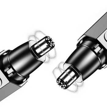 Електрически бръснещ тример за нос и уши Безопасна грижа за лицето Акумулаторен тример за косми в носа за мъже Бръснене Обезкосмяване Бръснач Брада