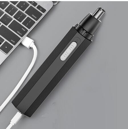 Trimmer electric pentru bărbierit pentru nas pentru urechi, pentru îngrijirea feței în siguranță, aparat de tuns pentru nas, reîncărcabil pentru bărbați.