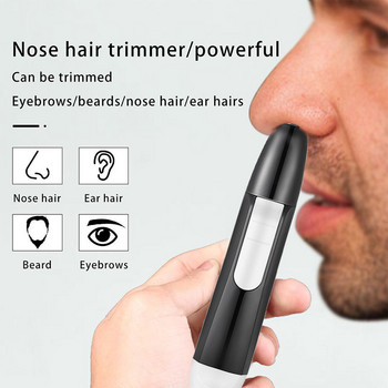 Електрически тример за косми в носа за мъже Акумулаторен тример за нос Автоматична миеща се самобръсначка Мъжки епилатор за нос Машинка за подстригване
