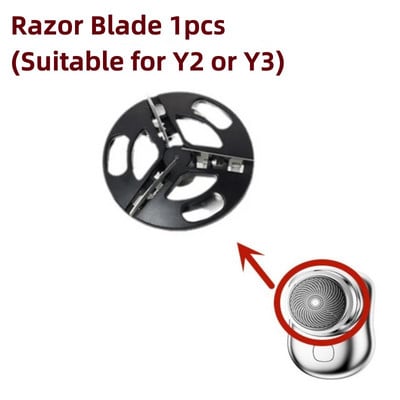 Μίνι ηλεκτρική ξυριστική μηχανή για άνδρες Φορητό ξυράφι γενειάδας IPX7 Αδιάβροχο TypeC Επαναφορτιζόμενη υγρή και στεγνή μηχανή διπλής χρήσης ανώδυνη κουρευτική μηχανή για γένια