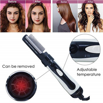 Четка с горещ въздух Професионален електрически сешоар Преса за коса Маша Гребен за оформяне Четка с горещ въздух за жени