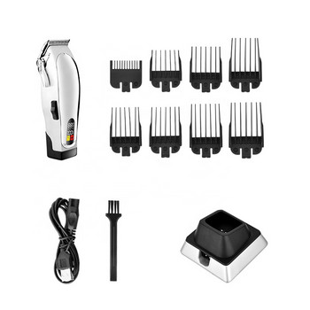 Kemei 12480 Professional Master Barber Shop Hair Clipper Cordless Lithium Ion Adjustable Hair Trimmer Μηχάνημα κοπής μαλλιών