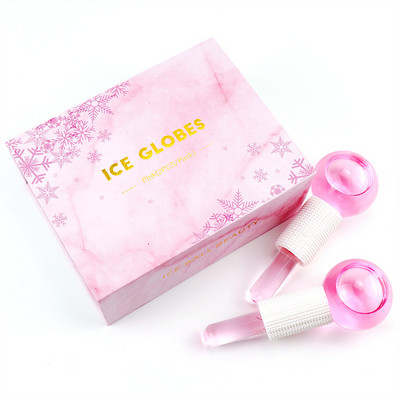 2 buc. Frumusețe Hochei pe gheață Energie Frumusețe Minge de cristal Răcirea feței Globuri de gheață Val de apă Masaj facial și ochi Îngrijirea pielii belleza