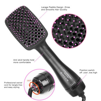 One Step Hair Dryers And Volumizer Blower Salon Professional Hair Dryers Hot Brush πιστολάκι μαλλιών 3 σε 1