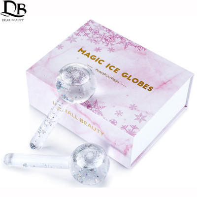 Ice Roller for Face Magic Cold Balls for Eye Massage Beauty Ice Hockey Energy Crystal Face Roller Ball Masažer za lice Njega kože