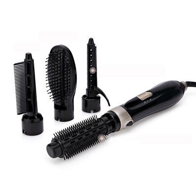 Hair Styler 4 σε 1 Titanium Blow Hair Dryer Volumizer Βούρτσα ζεστού αέρα για όλους τους τύπους μαλλιών