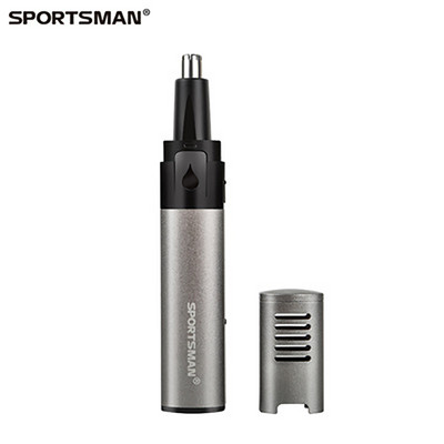 SPORTSMAN SM-423 USB įkraunama nosies plaukų kirpimo mašinėlė metalinio vamzdelio kūno nosies plaukų skutimosi prietaisas vandeniui plauti šnervių valiklis