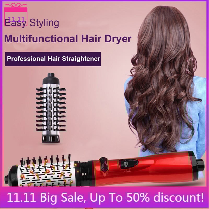 Sušilo za kosu u jednom koraku 2 u 1 višenamjenska četka s vrućim zrakom Pegla za kosu Češalj s toplim zrakom Uvijač za kosu Fen s toplim zrakom Grijane četke