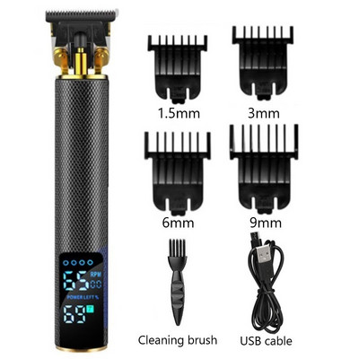 Kemei 1971 Rechargeable Barber Hair Trimmer for Men Electric Professional Beard Hair Clipper Cord/Ασύρματο μηχάνημα κοπής μαλλιών